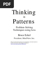 Bruce Eckel - Thinking in Patterns. Problem-solving Techniques Using Java