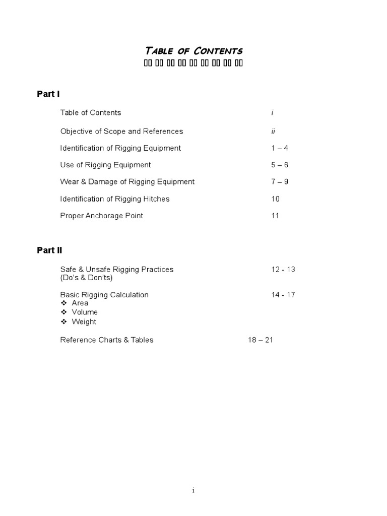 Safe Rigging Practices Guide | PDF | Technology & Engineering