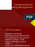 Fundamentals of Marketing Management