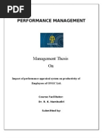 Download Performance Appraisal in ONGC by Anoop Chaudhary SN27197207 doc pdf