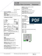 PE1361 Plastic-Glass Converter Datasheet
