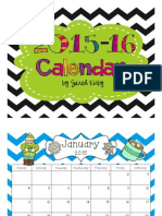 Edit Able Calendar PDF Version