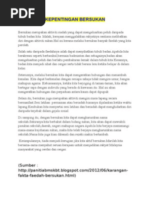 Kepentingan Sukan Pdf