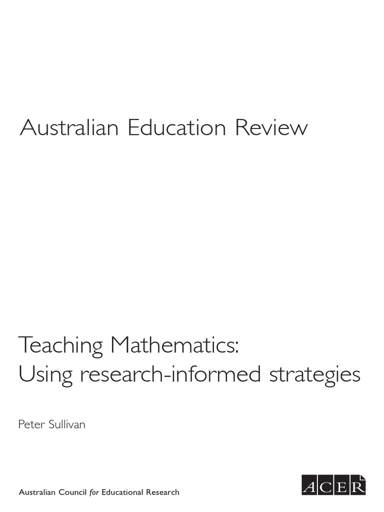 Sullivan Teaching Maths | PDF | Curriculum | Teaching Mathematics