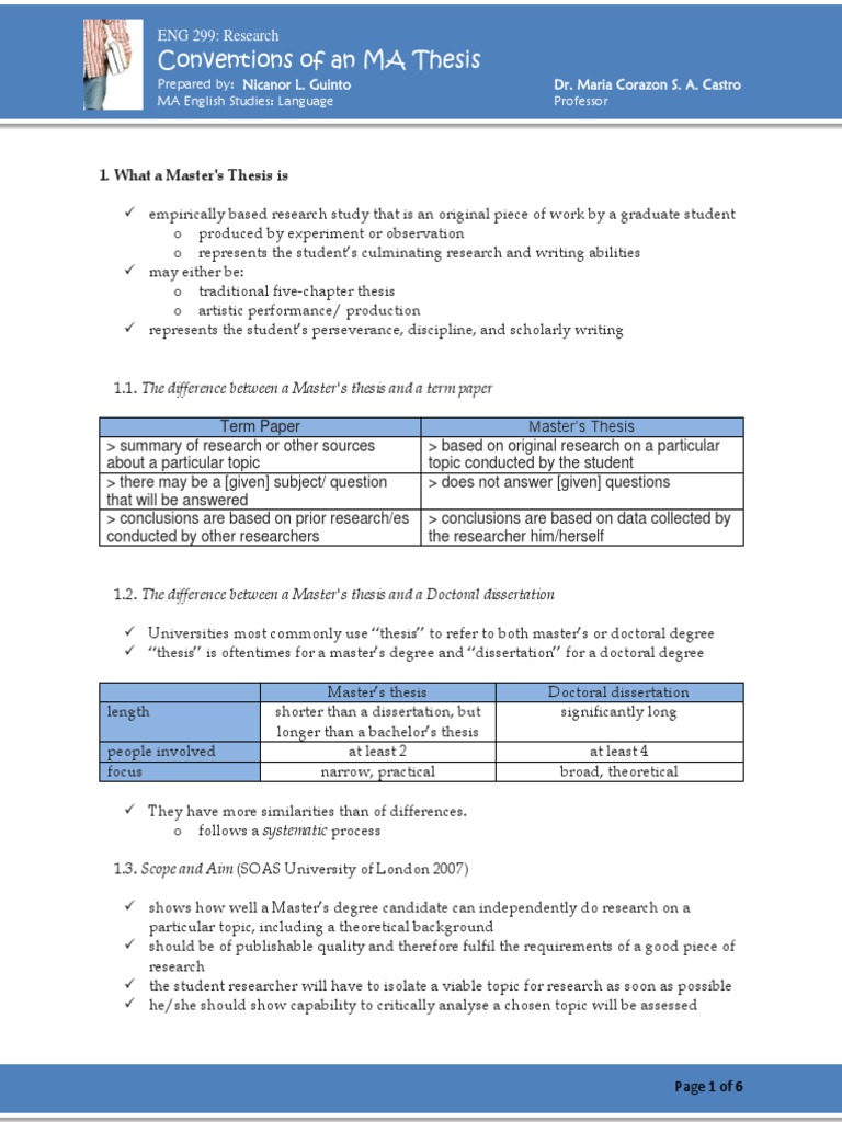 Ma thesis format picture
