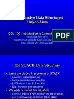 Recursive Data Structures: Linked Lists