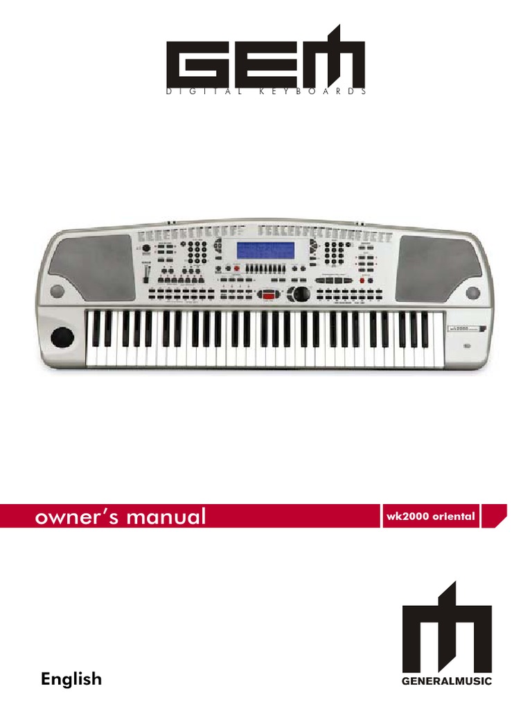 Gem Wk2 Midi Arranger Manual Transmission