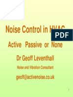 Noise Control in HVAC: Active Passive or None