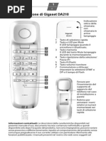 Siemens Gigaset telefono fisso guida utente