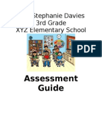 Mrs. Stephanie Davies 3rd Grade XYZ Elementary School: Assessment Guide