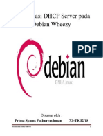 DHCP Server Debian 7.1