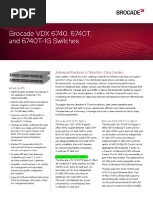 Brocade Vdx 6740 Ds I Pv6 Computer Network