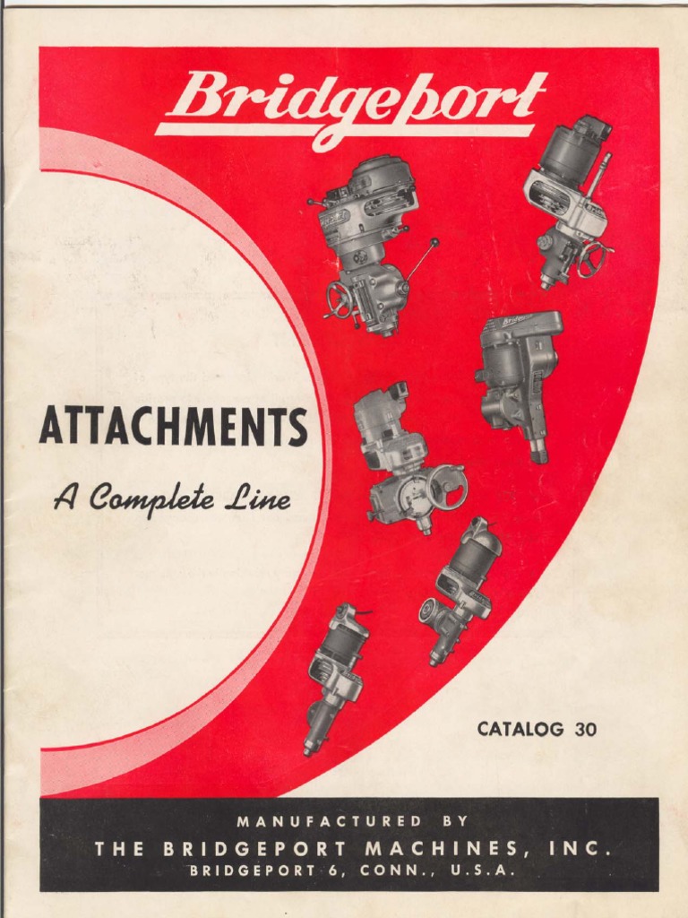 Bridgeport Attachments Catalog PDF