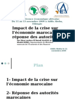  Impact de La Crise Sur l’Économie Marocaine Et Réponse Des Autorités