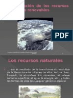 Conservación de Los Recursos Naturales Renovables