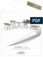 Assemble: Desk System List Price and Specification Guide V 13.9