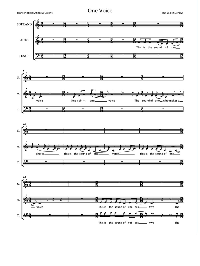 One Voice Wailin Jennys