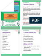 Part 5 Cutting Tool Materials & Cutting Fluids