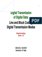 Digital Transmission Modes and Line Coding