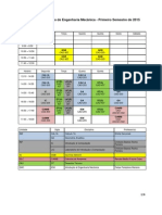 Horario Mecanica 1o Semestre 2015 Sala de Aulas