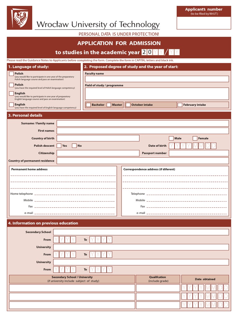 Application Guide for Prospective Students | PDF | Academic Degree ...