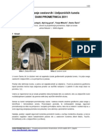 Projektiranje Cestovnih I Zeljeznickih Tunela PDF