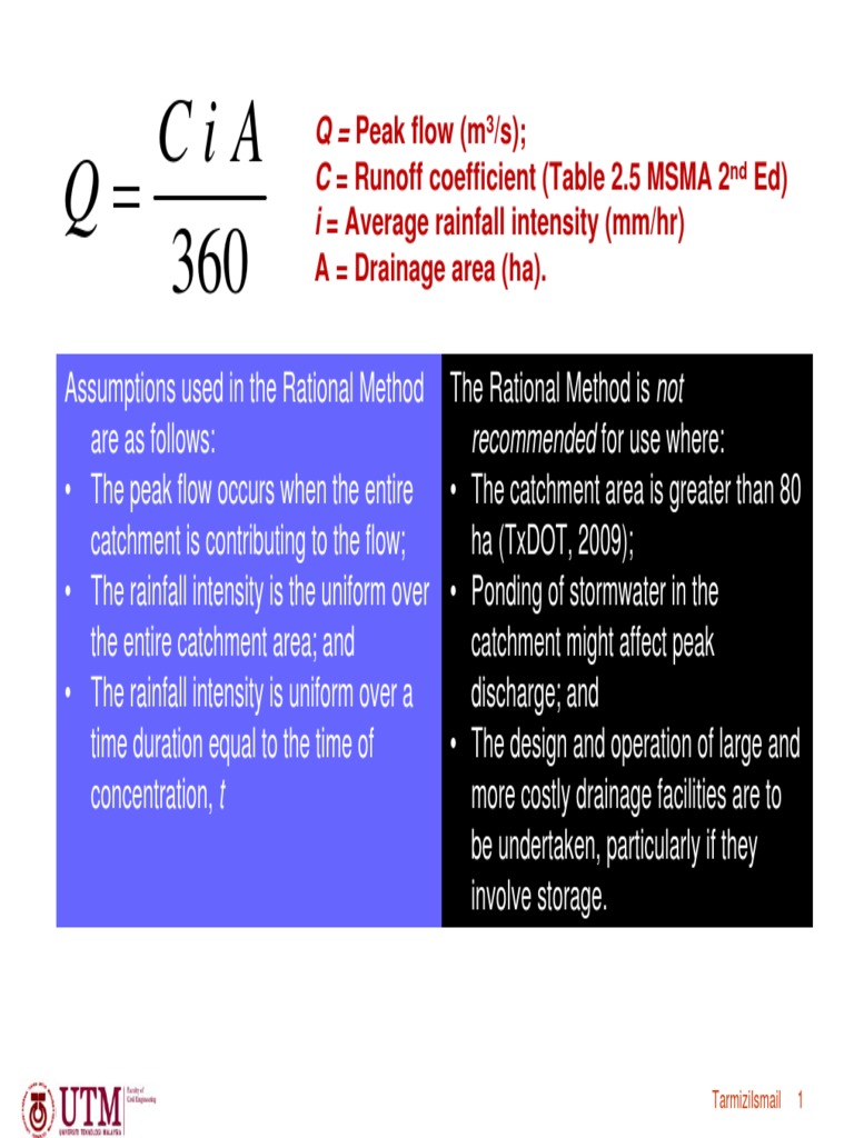 Rational Method (Ex) | PDF