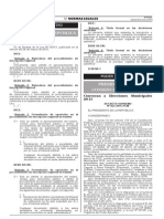 Convocatoria a Elecciones Municipales 2015 (DS 022-2015-PCM)