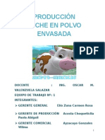 Proyecto Final Producción de Leche en Polvo Envasada