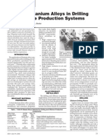 Applying Titanium Alloys in Drilling and Offshore Production Systems