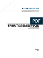 Apostila de Tributos em Espécie Da FGV