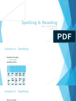 Unit 2 - Spelling and Reading - Lesson 6 To 10