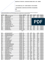 Result a Do Primeira convocação