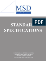 MSD Standard Specifications 090109