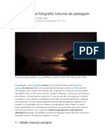 16 Dicas para Fotografia Noturna de Paisagem e Natureza