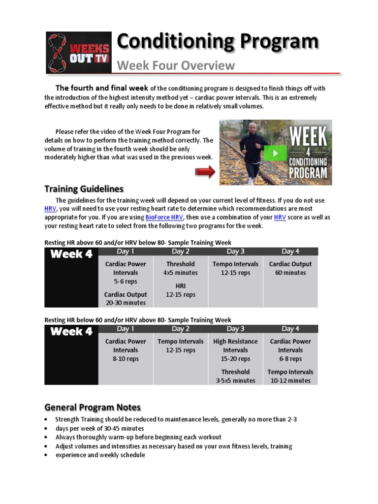 Conditioning Workout | PDF | Career & Growth | Self-Improvement