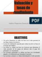 Valuación y Tasas de Rendimiento PDF