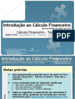 Introdução Ao Cálculo Financeiro - Exb