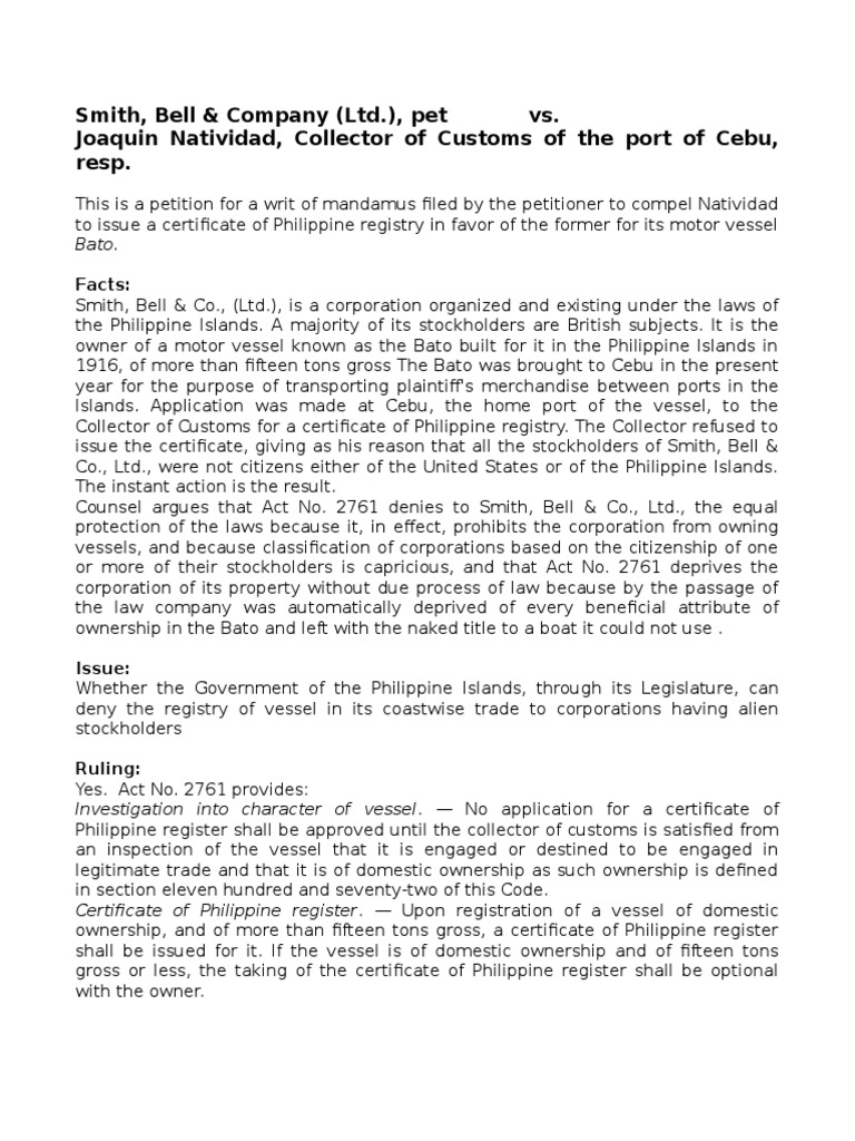Smith, Bell & Company | PDF | Lawsuit | Complaint
