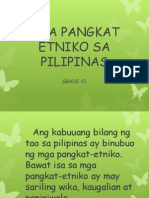 Mga Pangkat Etniko Sa Pilipinas Grade 6