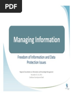 E. Bryan - Freedom of Information and Data Protection Issues