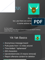 #YikYak: It's Not All Bad But, Yes There Are Some Bad Parts & Some Actions We Can Take