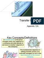 Transfer Pricing and FS Analysis