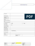 Training Session Plan Template