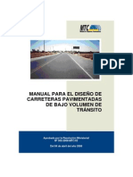 Manual Para El Diseño de Carreteras