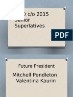 2015 Senior Superaltives