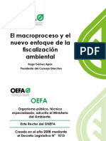 1. El Macroproceso y El Nuevo Enfoque de La Fiscalización Ambiental - Hugo Gómez