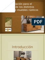 Diseño de Muebles Rústicos