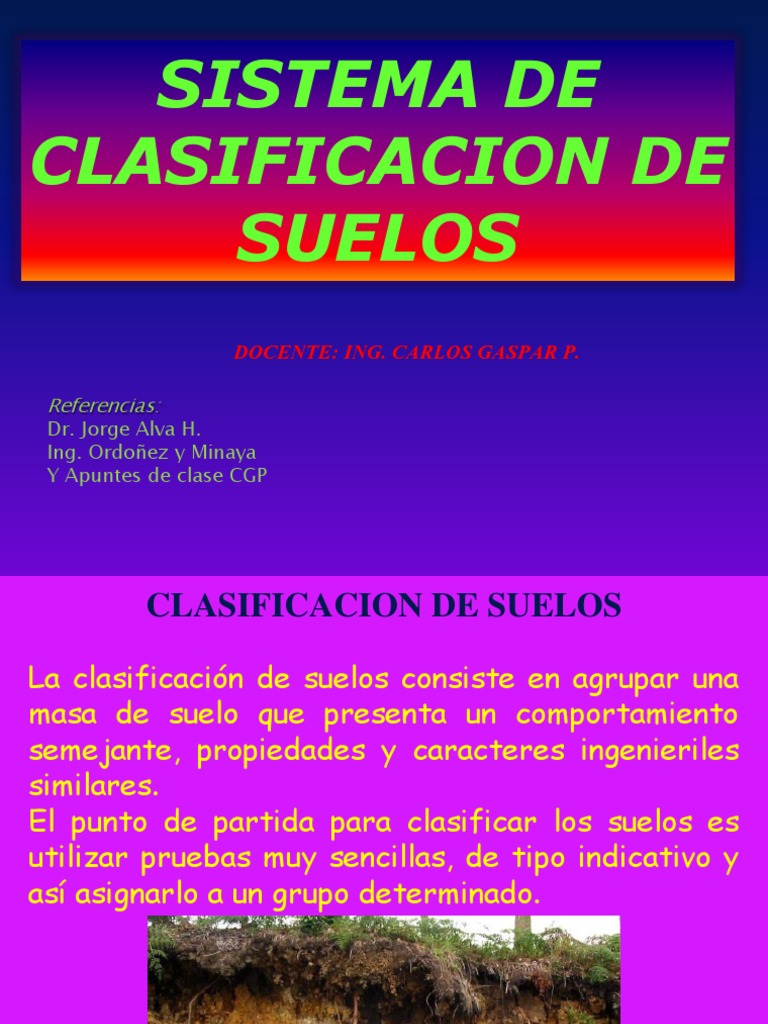 01.07 Sistema de Clasificación de Suelos.pdf Arcilla Suelo