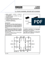 L293D Push pull driver chip ic